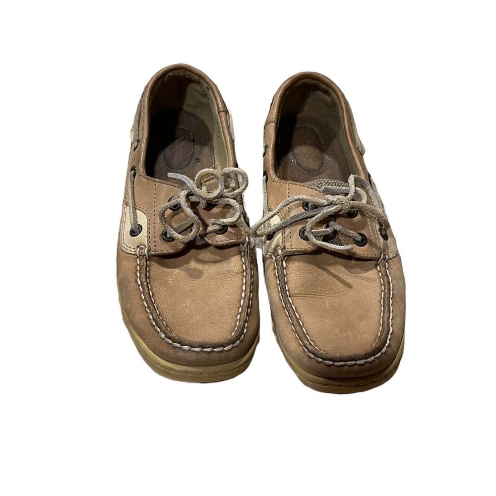 Sperry Top-Sider Women’s Bluefish 2 Eye Linen/Oat Boat Shoes Size 7.5M 9276619 - Picture 5 of 12
